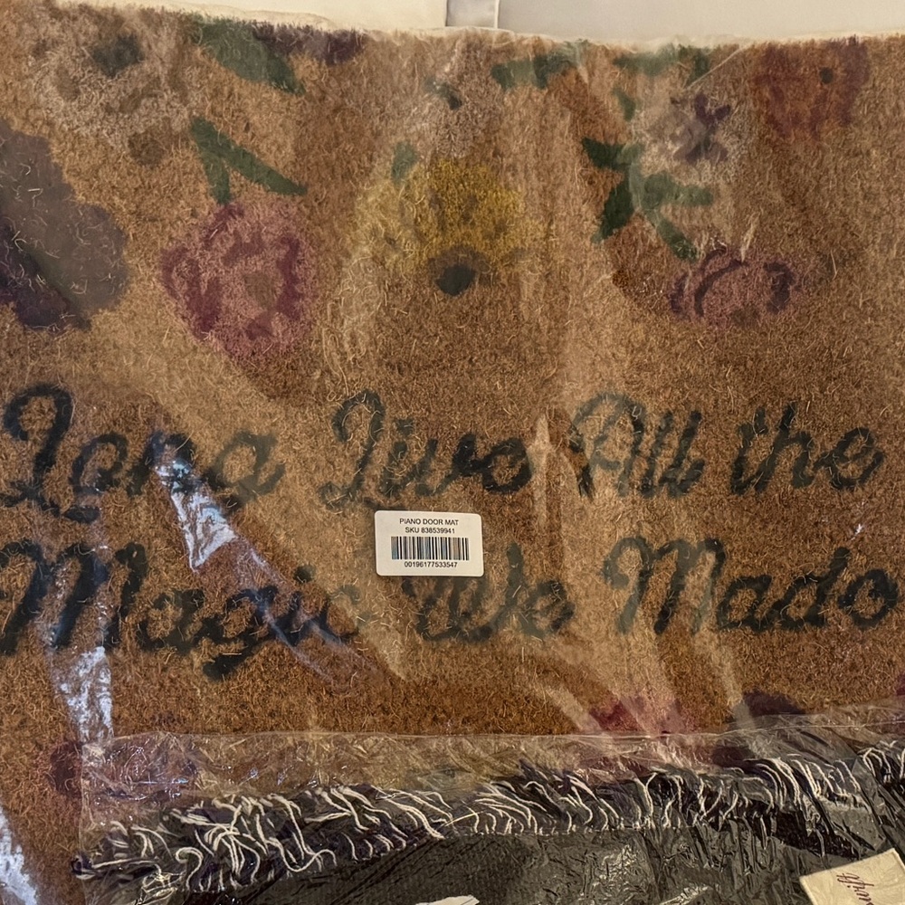 BRAND NEW! Taylor Swift Acoustic Piano door mat ‘Long Live” lyrics - Picture 3 of 4